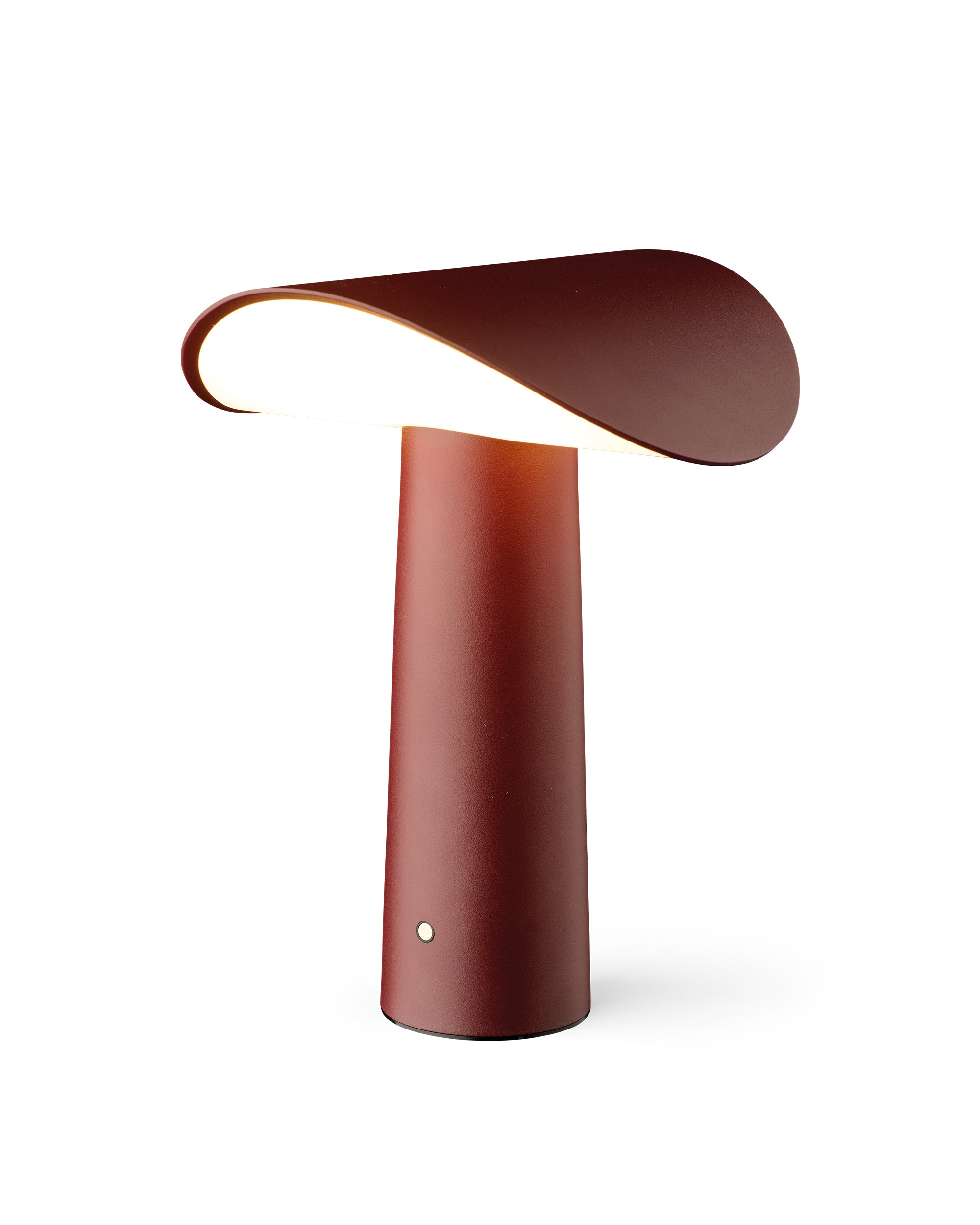 Lium portable table lamp burgundy