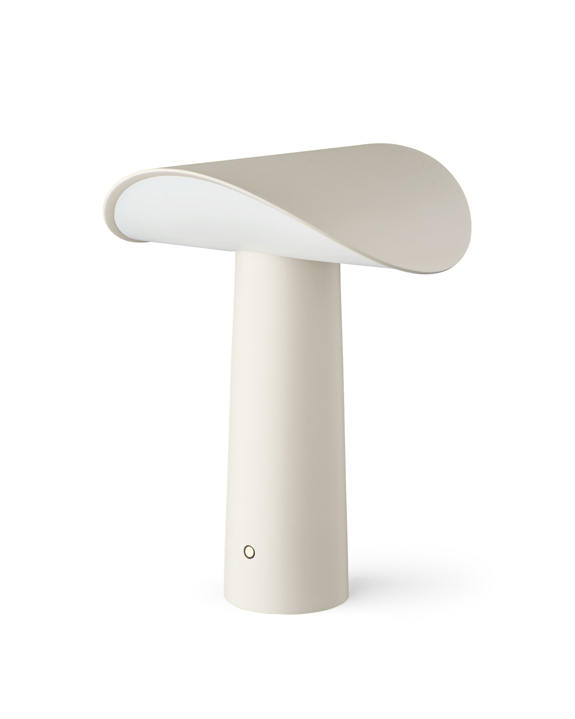 Lium portable table lamp warm grey