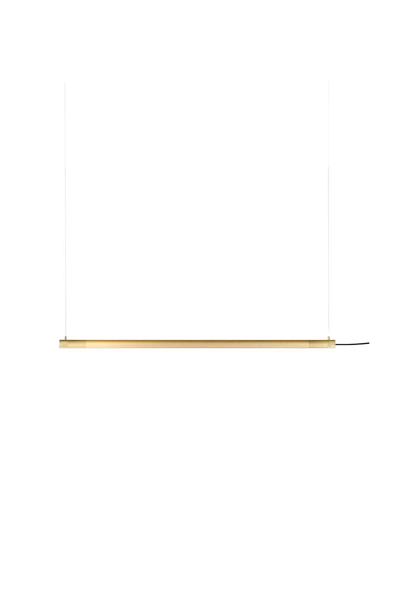 Radent pendant long brass