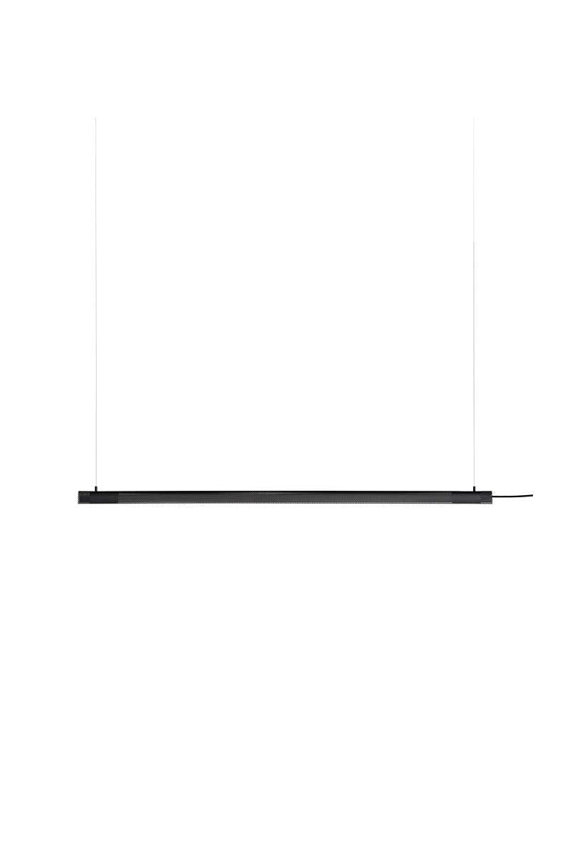 Radent pendant long black