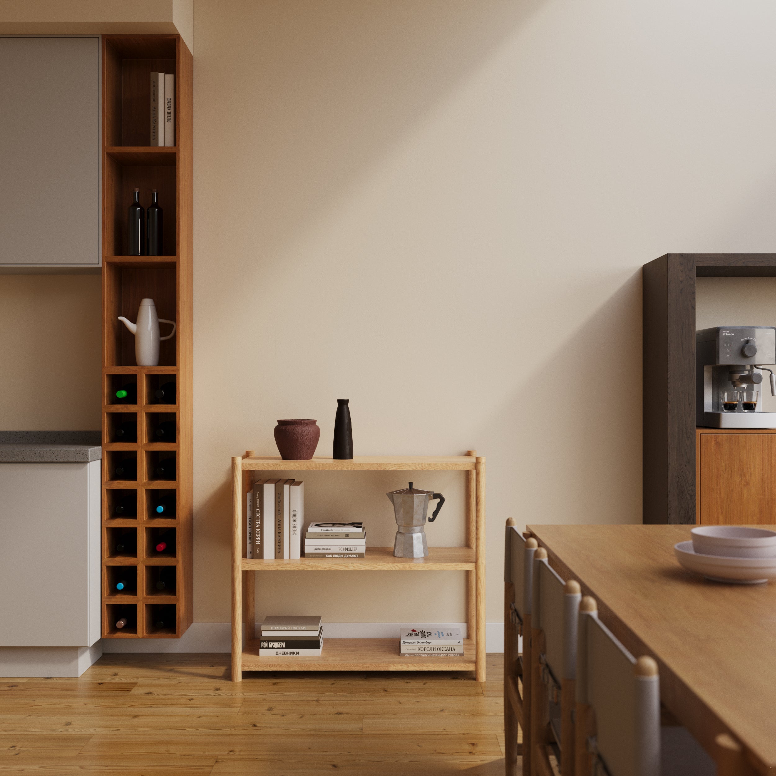 ゲンムデスク Sceene bookcase A light oak – Gejst Design