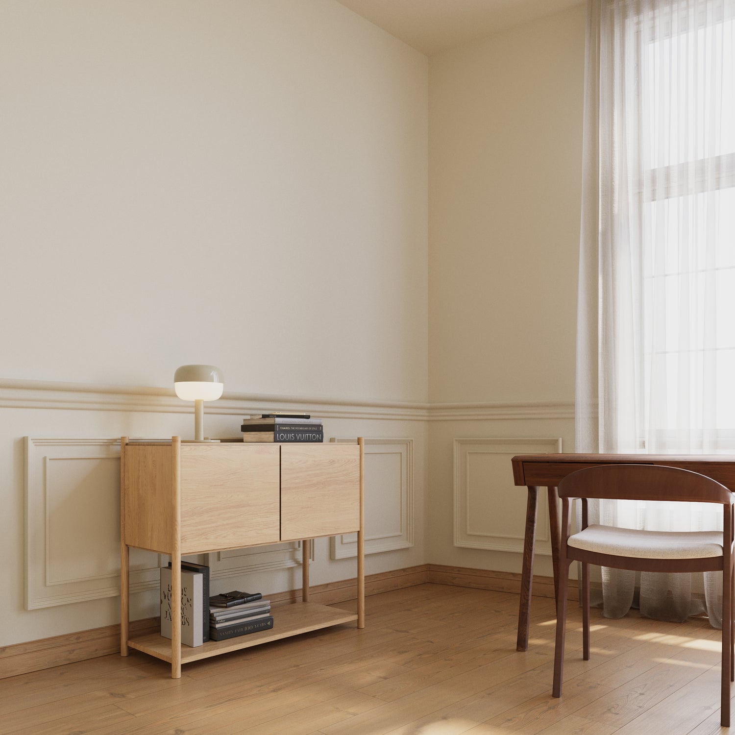 Sceene bookcase C light oak