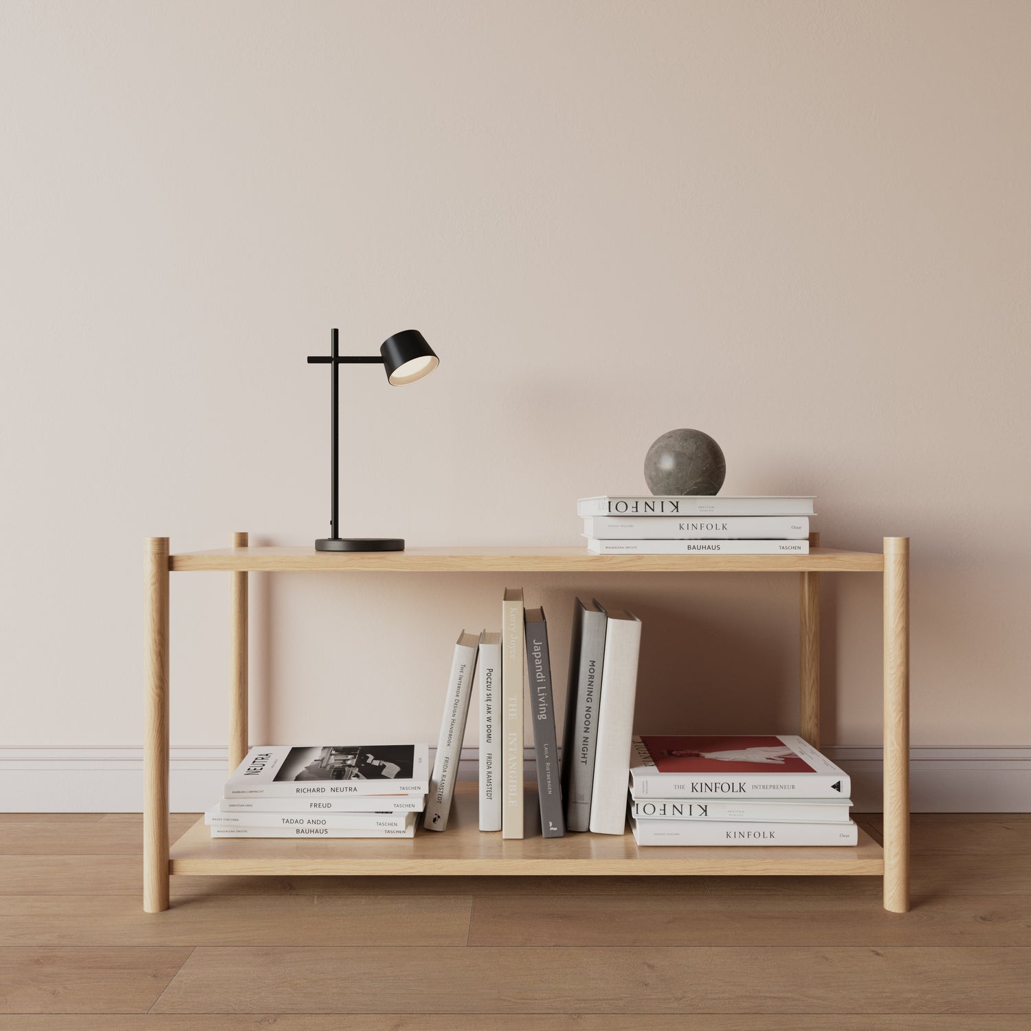 Sceene bookcase F light oak