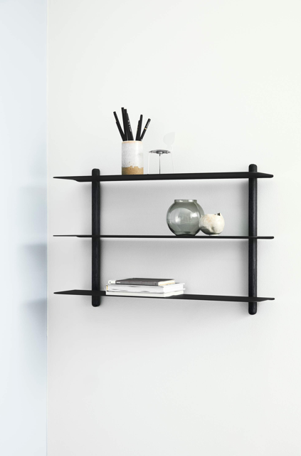 Nivo shelf A black ash/ black