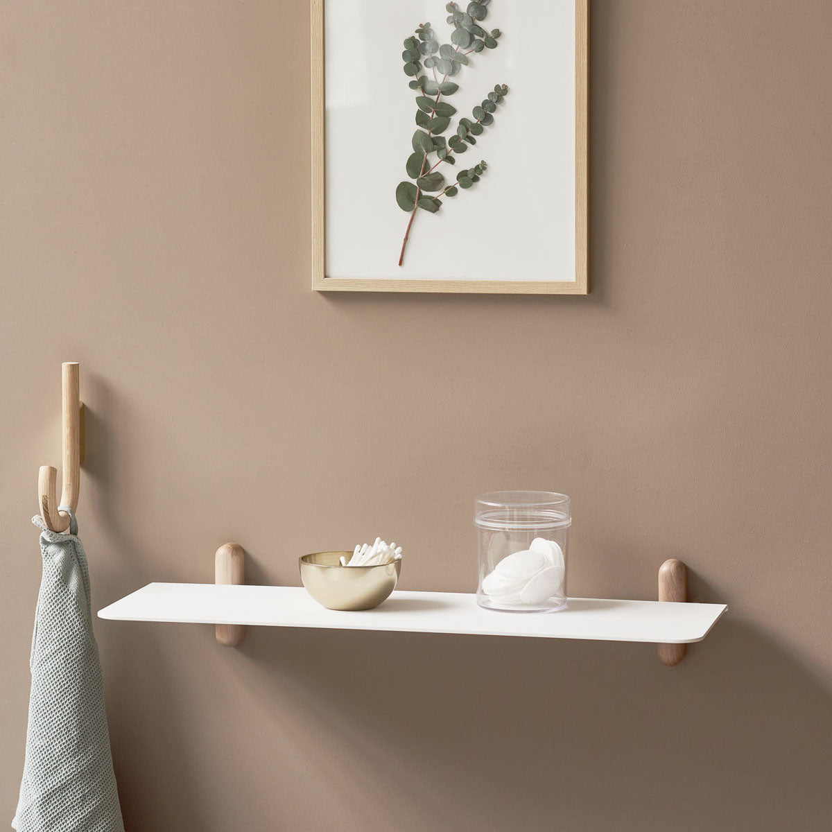 Nivo shelf large G light oak/ white