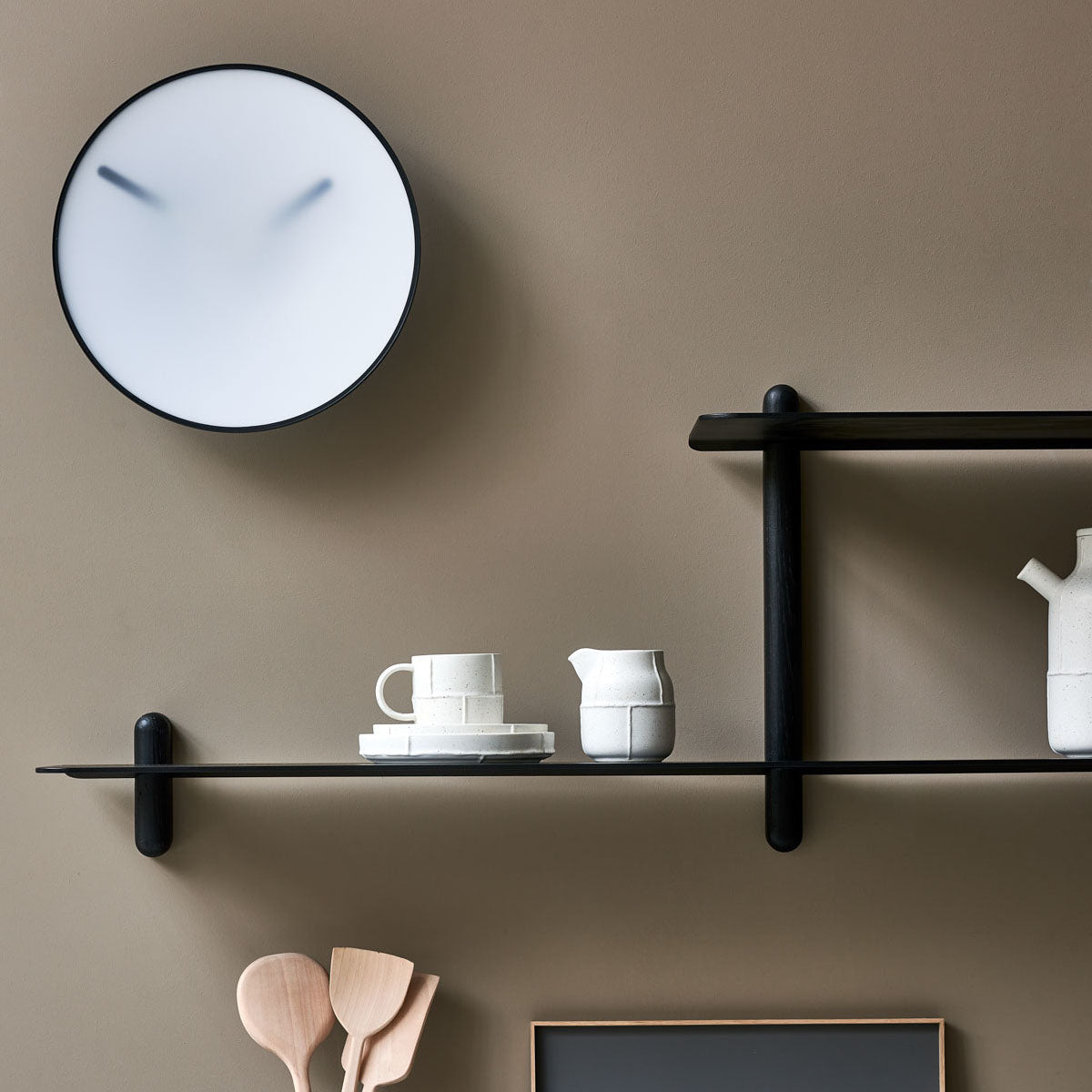 Nivo shelf large H black ash/ black