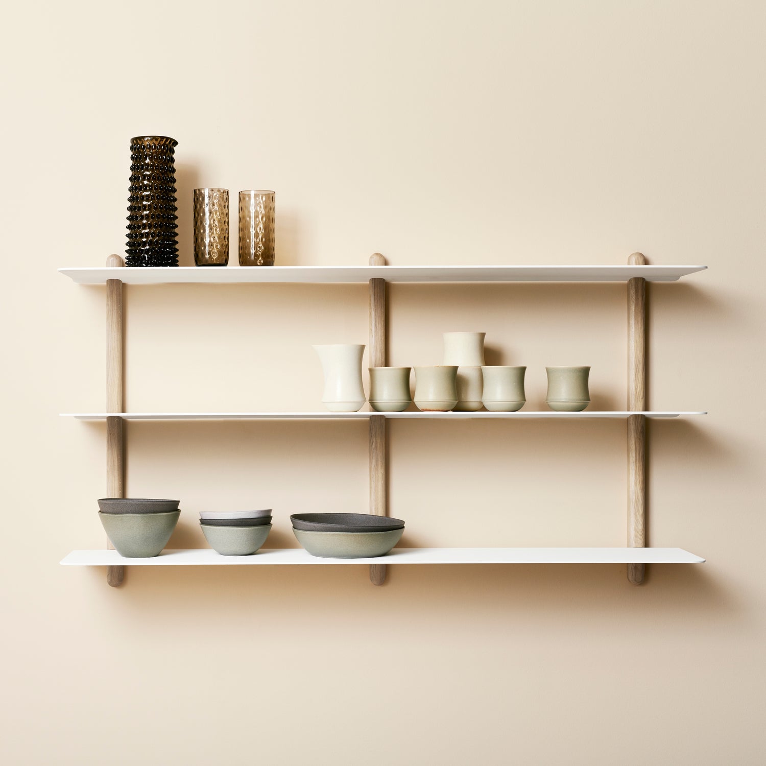 Nivo shelf D oak/ white – Gejst Design