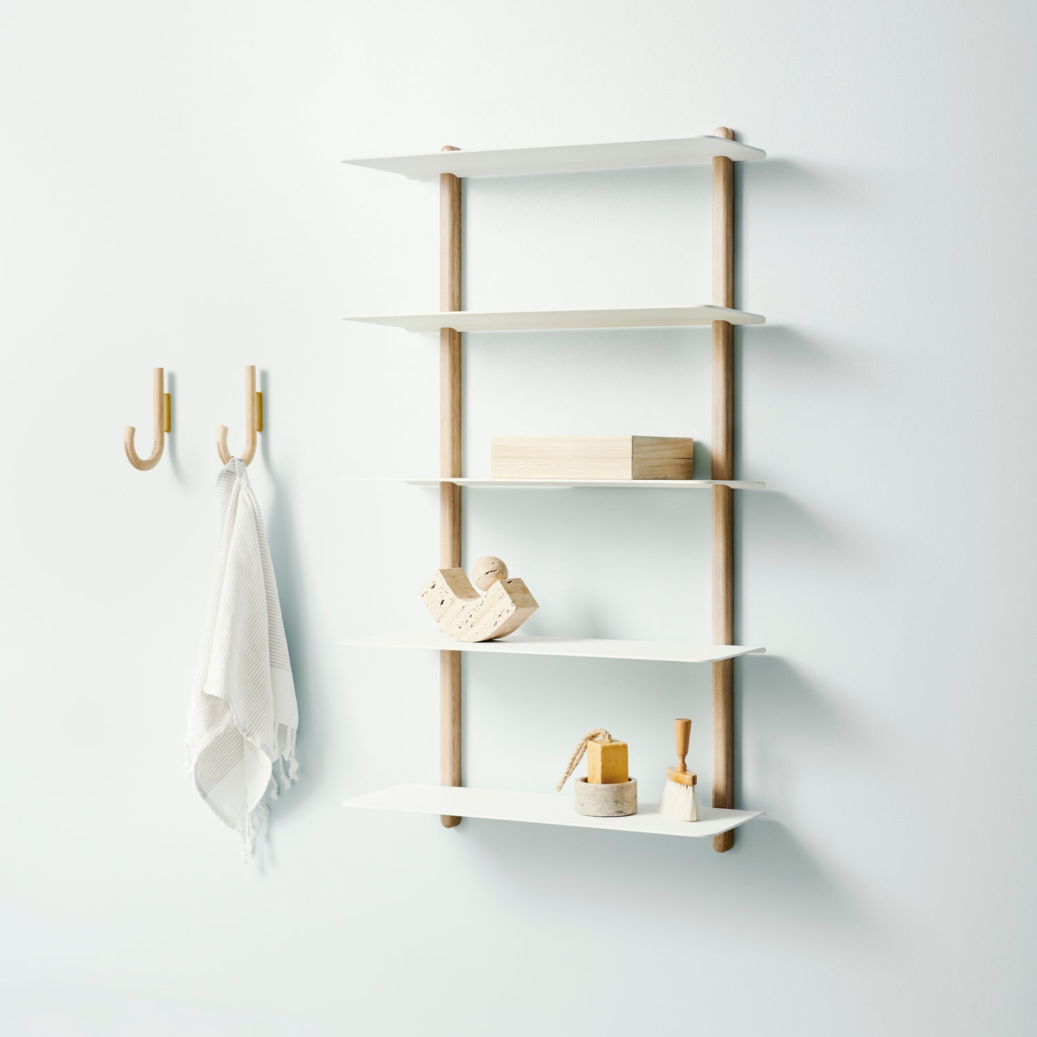 Nivo shelf large E light oak/ white