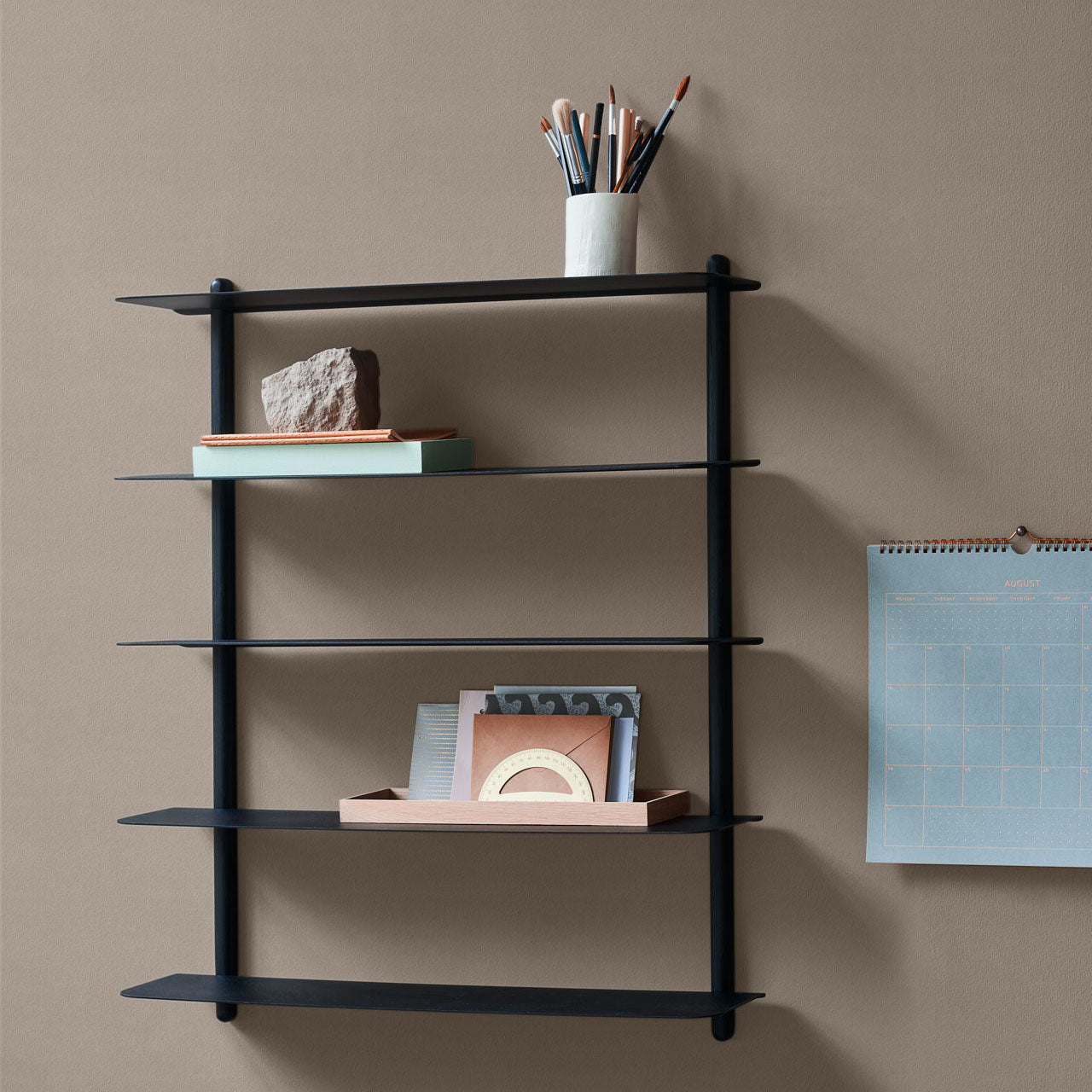 Nivo shelf E black ash/ black