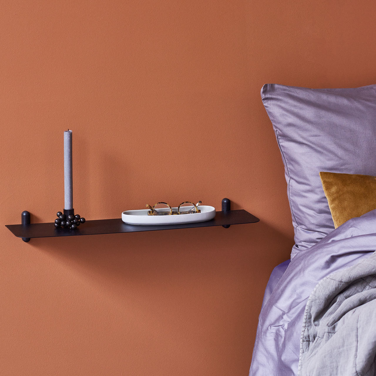 Nivo shelf G black ash/ black