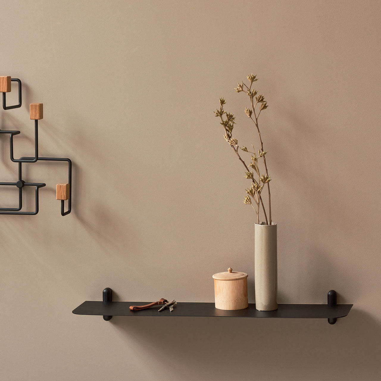Nivo shelf G black ash/ black