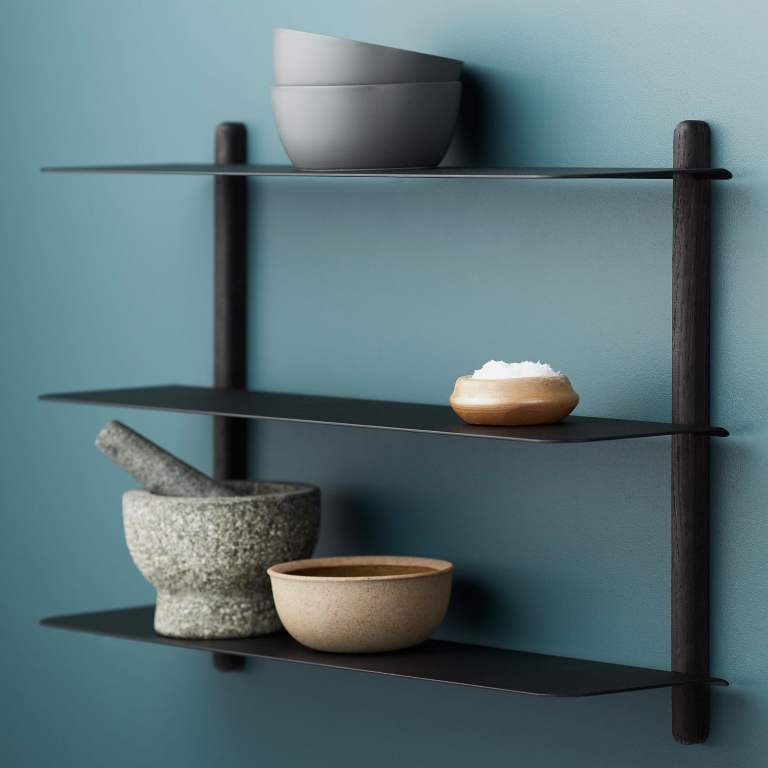 Nivo shelf A black ash/ black