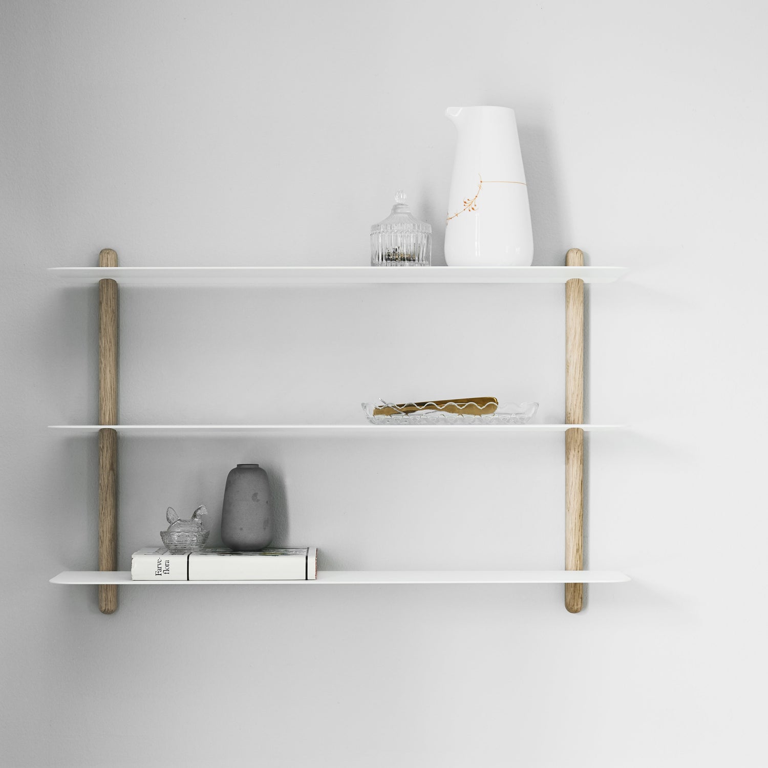 Nivo shelf A light oak/ white