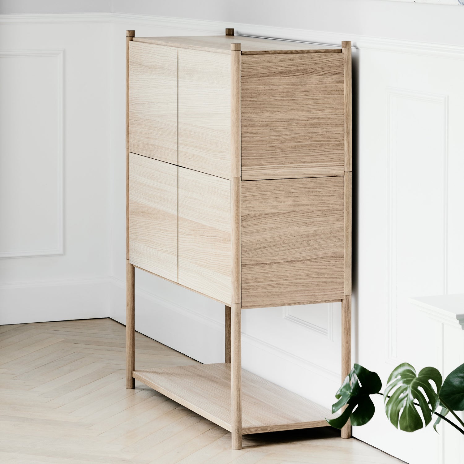 Sceene bookcase E light oak